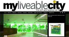 Desktop Screenshot of myliveablecity.com